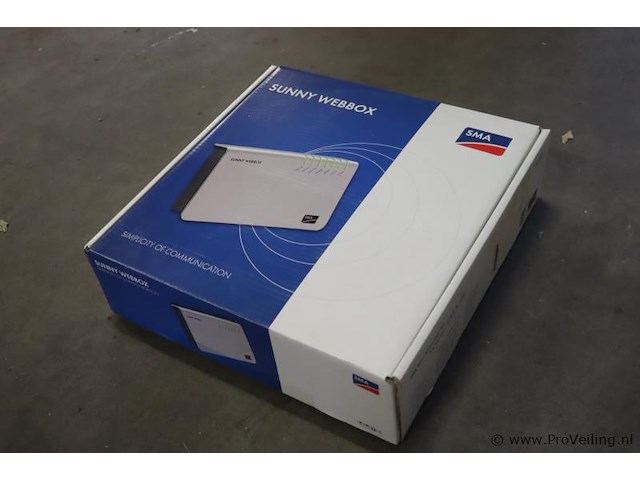 Sma sunny webbox t.b.v. energiemonitoring | nieuw in doos - afbeelding 1 van  3