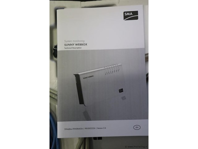 Sma sunny webbox t.b.v. energiemonitoring | nieuw in doos - afbeelding 3 van  3