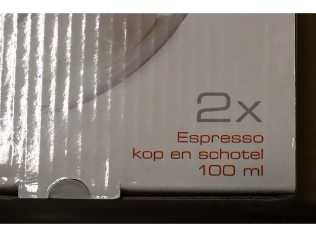 Smaak espresso kop en schotel set - 8 dozen á 2 stuks - afbeelding 3 van  4