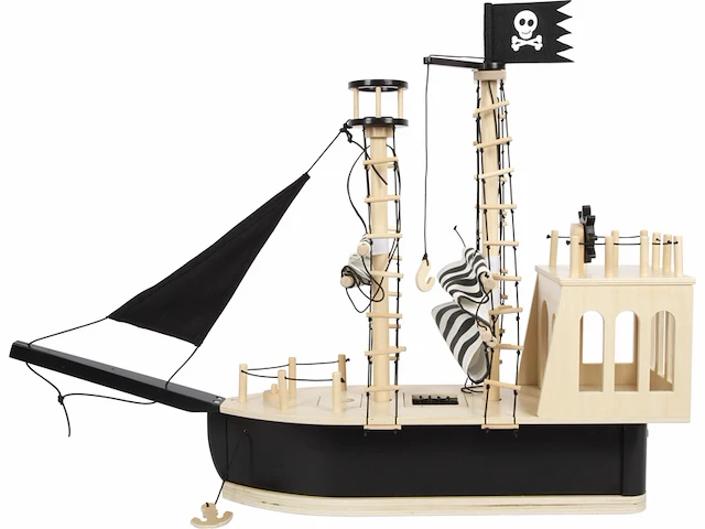 Small foot houten poppenhuis piratenboot multi - afbeelding 4 van  4