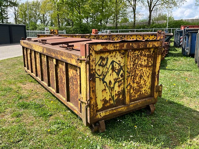 Smalle gesloten afzetcontainer / smalle gesloten optrekcontainer - afbeelding 4 van  7
