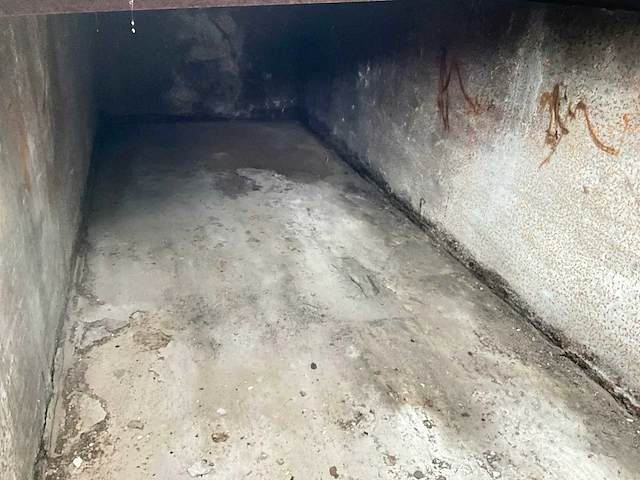 Smalle gesloten afzetcontainer / smalle gesloten optrekcontainer - afbeelding 6 van  7