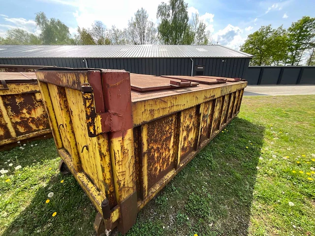 Smalle gesloten afzetcontainer / smalle gesloten optrekcontainer - afbeelding 3 van  7