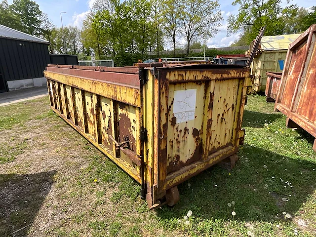 Smalle gesloten afzetcontainer / smalle gesloten optrekcontainer - afbeelding 4 van  7