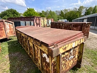 Smalle gesloten afzetcontainer / smalle gesloten optrekcontainer - afbeelding 5 van  7