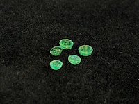 Smaragd - rond geslepen natuurlijke smaragden van 1.01 carat