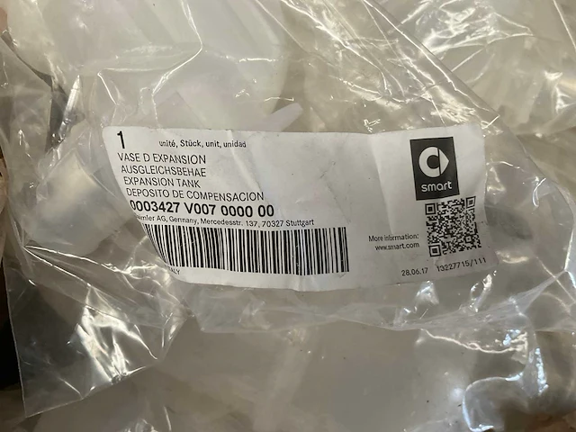 Smart 0003427v007000000 expansion tank (34x) - afbeelding 4 van  4