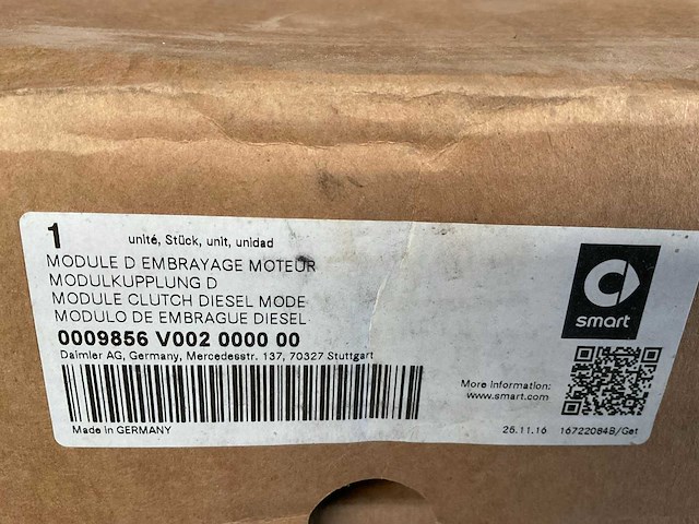 Smart 0009856v002000000 module clutch diesel mode (3x) - afbeelding 3 van  3