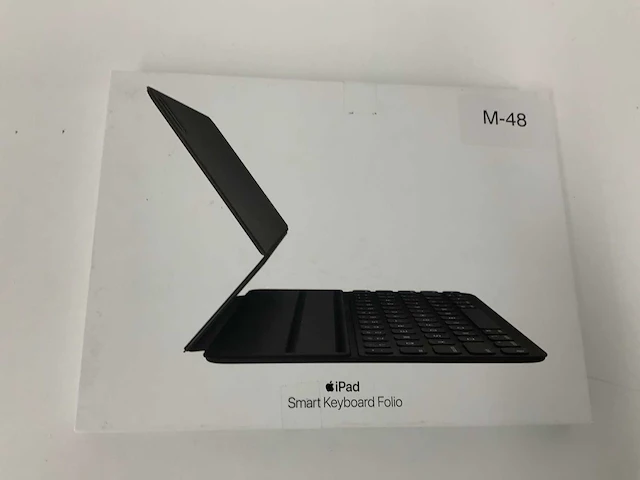 Smart keyboard folio for ipad pro 11-inch (1st, 2nd and 3rd gen) ipad air (4th and 5th gen) qwerty nl, black, mxnk2nl/a - afbeelding 1 van  2