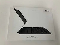 Smart keyboard folio for ipad pro 11-inch (1st, 2nd and 3rd gen) ipad air (4th and 5th gen) qwerty nl, black, mxnk2nl/a - afbeelding 1 van  2