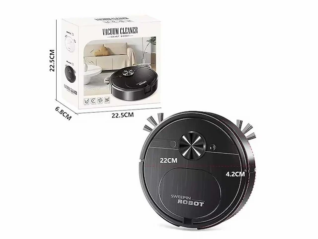 Smart robot sweepin robotstofzuiger (9x) - afbeelding 10 van  10