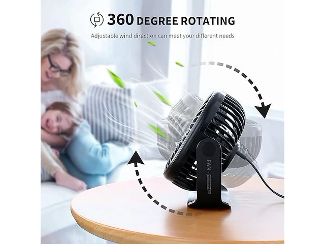 Smartdevil kleine usb-bureauventilator - afbeelding 1 van  3