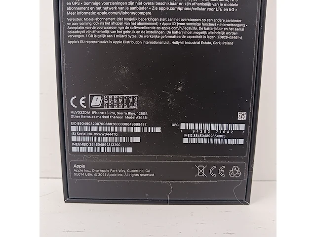 Smartphone, apple, iphone 13 pro, sierra blue - afbeelding 3 van  11