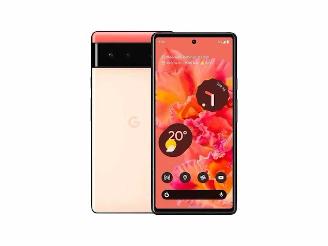 Smartphone google pixel 6 5g 6,4" google tensor 8 gb ram 128 gb coral - afbeelding 1 van  2