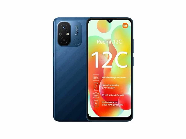 Smartphone xiaomi 12c blue 128 gb 6,71" 4 gb ram mediatek helio g85 6,7" - afbeelding 1 van  2