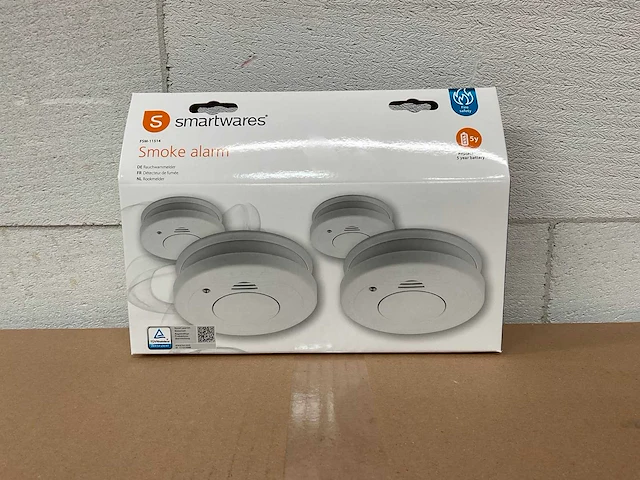 Smartwares - fsm-11514 - rookmelder 4-pack (3x) - afbeelding 3 van  5