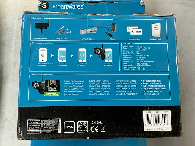 Smartwares beveiligingscamera (5x) - afbeelding 3 van  3
