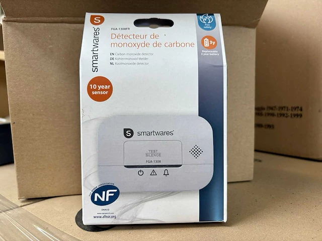 Smartwares koolmonoxide detector (144x) - afbeelding 1 van  3