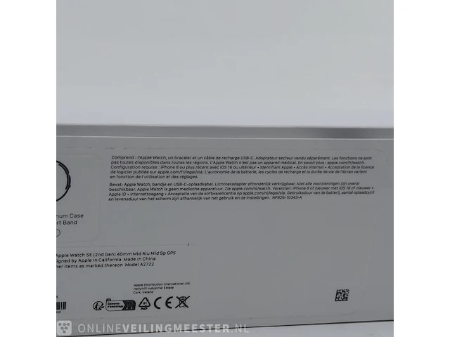 Smartwatch apple, watch se 40mm midnight a2722 - afbeelding 5 van  6