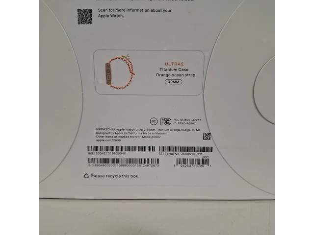 Smartwatch, apple, watch ultra 2 49mm a2987 - afbeelding 3 van  5