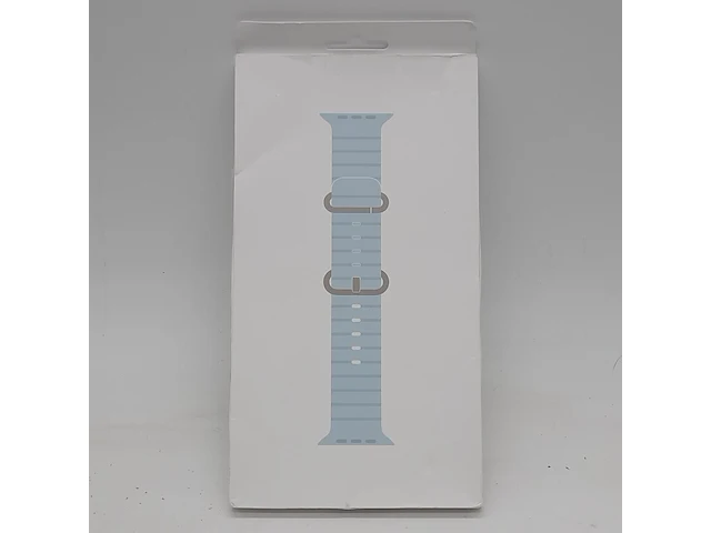 Smartwatch horlogeband, apple, 49 ice blue natural titanium ocean - afbeelding 1 van  7
