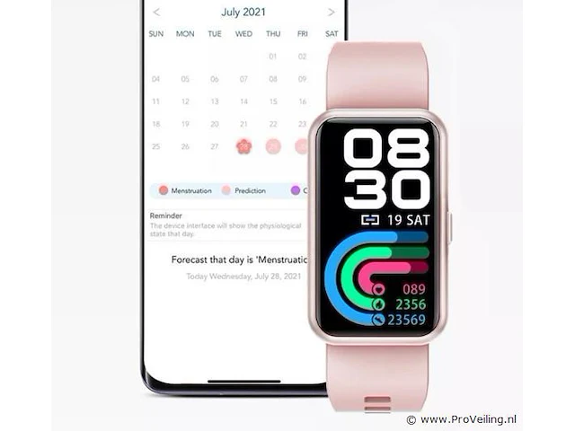 Smartwatch roze max | hyks everything you need - afbeelding 2 van  3