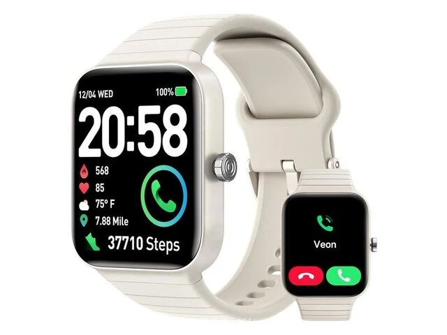 Smartwatch voor vrouwen - 1,8-inch fitnesshorloge aeac - afbeelding 1 van  2