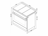 Smeg cpf9ipx inductiefornuis - afbeelding 3 van  6