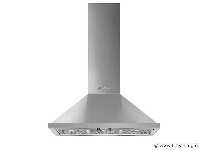 Smeg eilandkeuken portofino 90cm wandschouwkap rvs - afbeelding 1 van  3