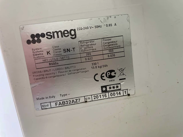 Smeg koelkast | aeg l98696fl wasmachine - afbeelding 2 van  3
