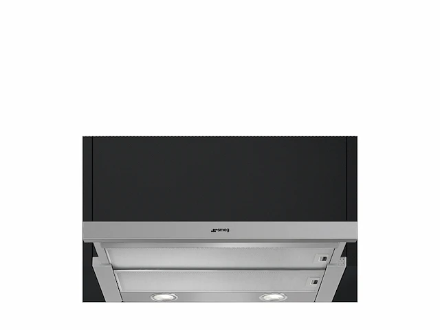 Smeg kset666xe afzuigkap vlakschermkap 60 cm rvs - afbeelding 1 van  5