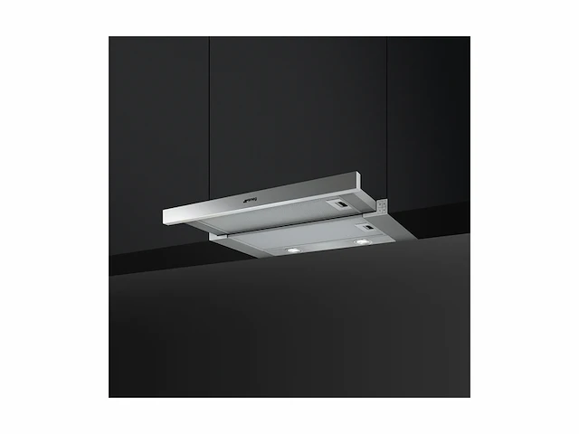 Smeg kset666xe afzuigkap vlakschermkap 60 cm rvs - afbeelding 2 van  5