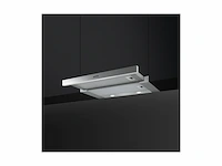Smeg kset666xe afzuigkap vlakschermkap 60 cm rvs - afbeelding 2 van  5