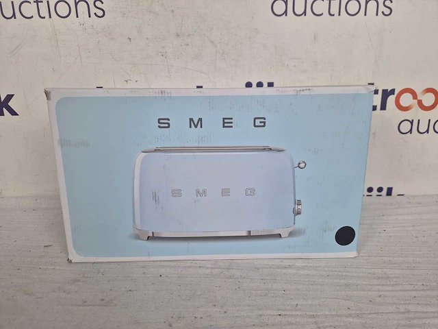 Smeg tsf02bleu - broodrooster - zwart - 2x4 - 1500w - 6 niveaus - afbeelding 2 van  2
