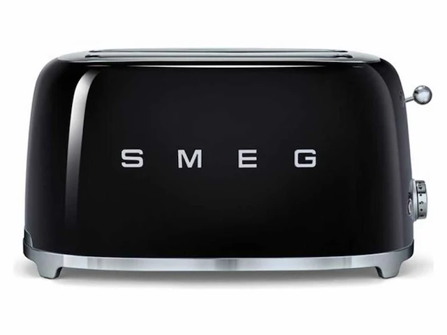 Smeg tsf02bleu - broodrooster - zwart - 2x4 - 1500w - afbeelding 1 van  2