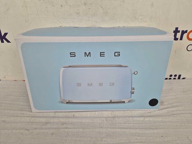 Smeg tsf02bleu - broodrooster - zwart - 2x4 - 1500w - afbeelding 2 van  2