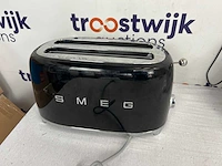 Smeg tsf02bleu - broodrooster - zwart - 2x4 - 1500w - afbeelding 3 van  3