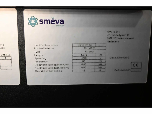 Smeva - arrondi - koelvitrine showroom model - afbeelding 7 van  7