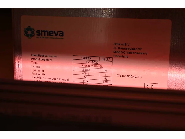 Smeva - fjorda 2 bm sl - koelvitrine - showroom model - afbeelding 9 van  9