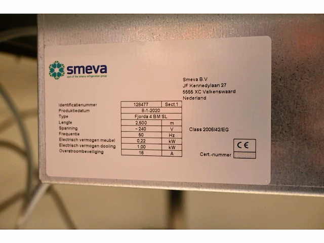 Smeva - fjorda 4 b m sl - koelvitrine showroom model - afbeelding 8 van  8