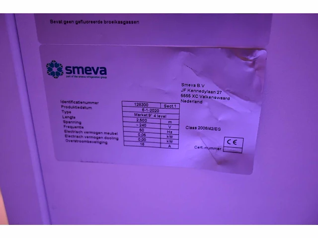 Smeva - market 9 - 4 level - koelvitrine - showroom model - afbeelding 7 van  7