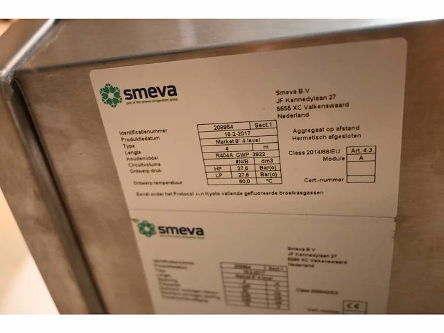 Smeva - market 9 - 4 level - koelvitrine - showroom model - afbeelding 7 van  8