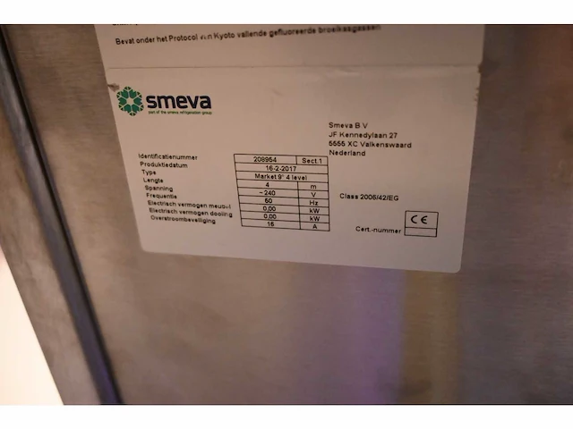 Smeva - market 9 - 4 level - koelvitrine - showroom model - afbeelding 8 van  8
