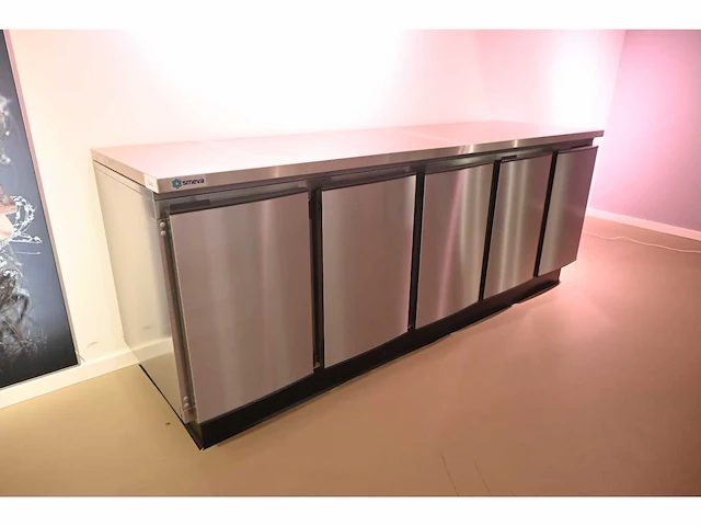 Smeva - rvs koelwerkbank showroom model - afbeelding 3 van  10