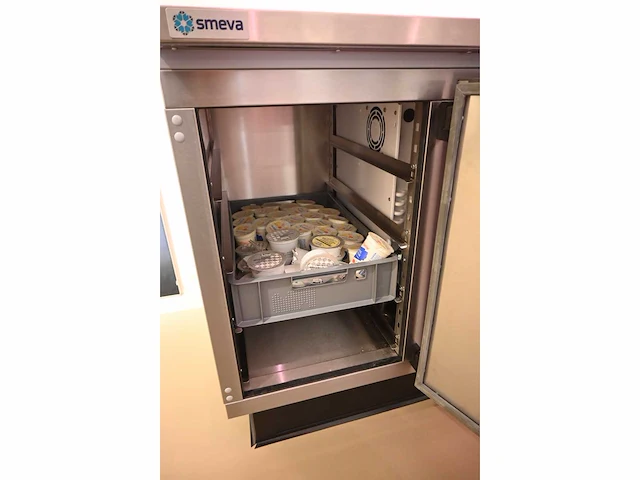 Smeva - rvs koelwerkbank showroom model - afbeelding 4 van  10