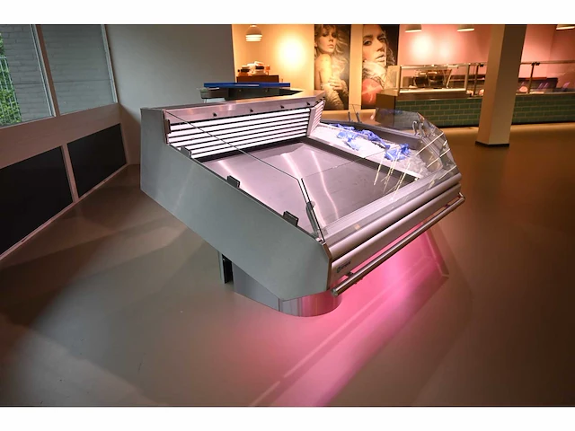 Smeva - rvs vis koelvitrine showroom model - afbeelding 4 van  10