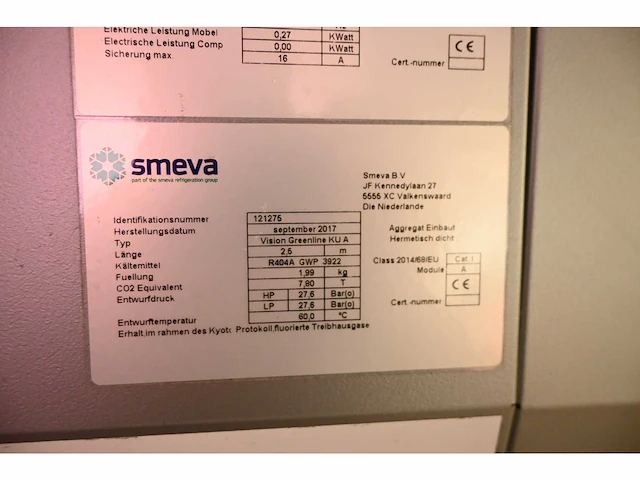 Smeva - vision greenline ku a - koelvitrine showroom model met ubert warmtekast - afbeelding 10 van  19