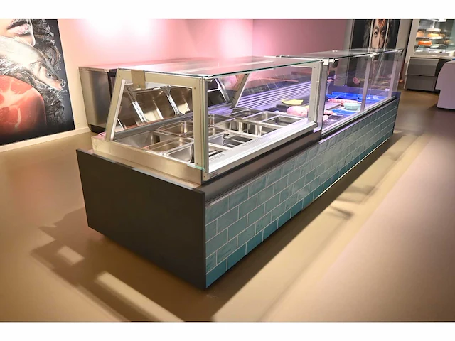 Smeva - vision greenline ku a - koelvitrine showroom model met ubert warmtekast - afbeelding 11 van  19