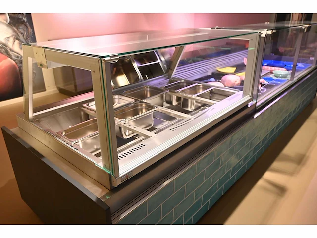Smeva - vision greenline ku a - koelvitrine showroom model met ubert warmtekast - afbeelding 17 van  19