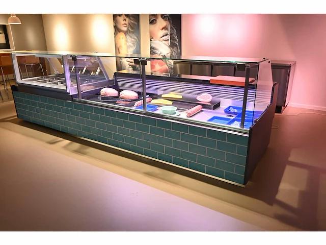 Smeva - vision greenline ku a - koelvitrine showroom model met ubert warmtekast - afbeelding 3 van  19